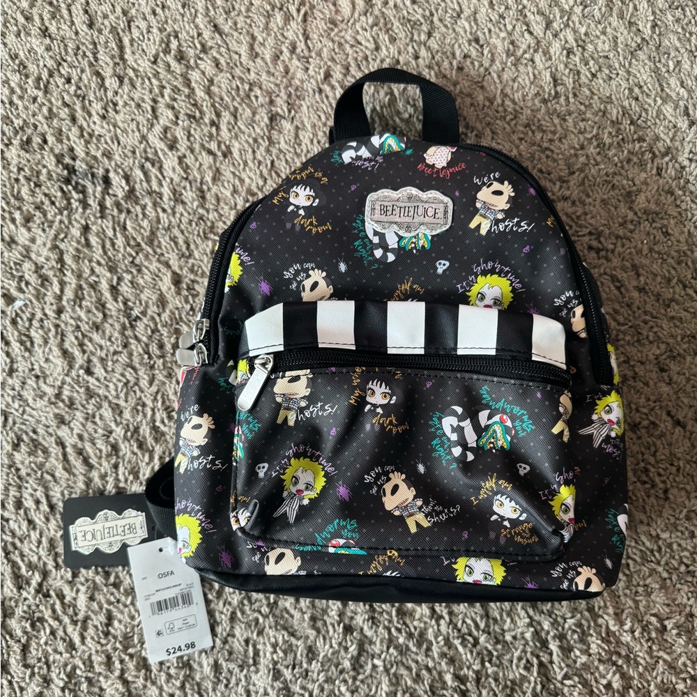 Officially licensed Beetlejuice mini backpack